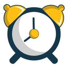 Poster - Alarm clock icon, cartoon style