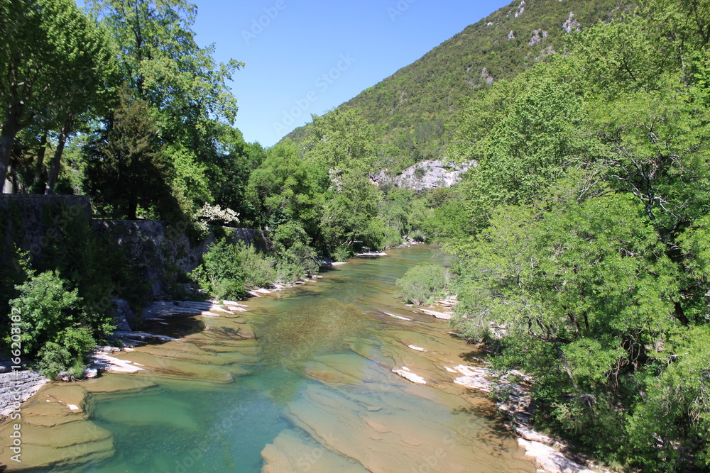baignade à la cascade de la vis, gard, france Stock Photo | Adobe Stock