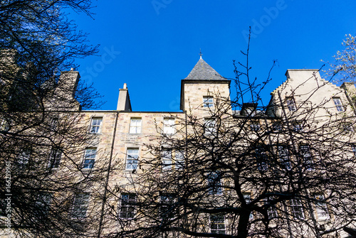Zdjęcie XXL zabytkowy budynek miasta w Edynburgu w Szkocji