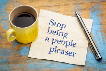 Wall Mural - stop being a people pleaser
