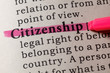 definition of citizenship