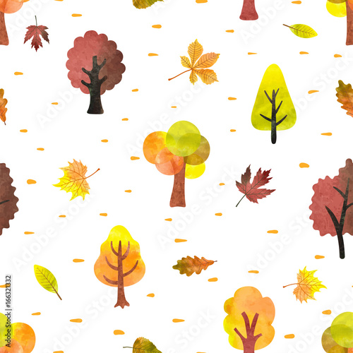 Seamless pattern with water...