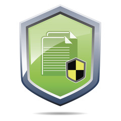 Wall Mural - data protection concept design