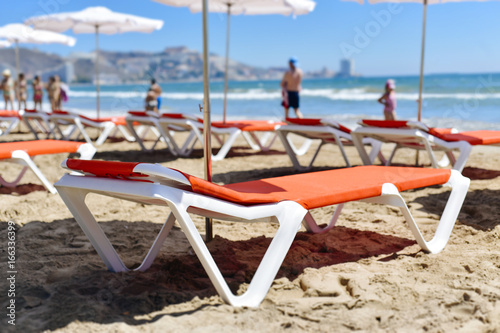 Fotografie, Tablou San Antonio Beach in Cullera, Spain