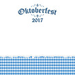 Oktoberfest 2017 background with ripped paper