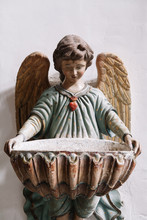 Old Worn Angel Statue