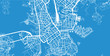 Urban city map of Helsinki, Finland
