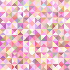 Poster - Geometrical abstract triangle tiled pattern background - vector graphic from triangles in colorful tones