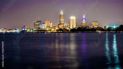 Obraz na płótnie Cleveland Skyline