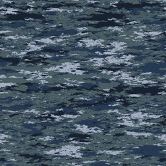 Poster - Seamless pattern. Abstract military or police camouflage background. Made from geometric rectangle shapes.