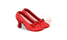 Ruby Slippers Vector