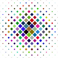 Poster - Multicolored square pattern background - vector illustration from diagonal squares in happy tones