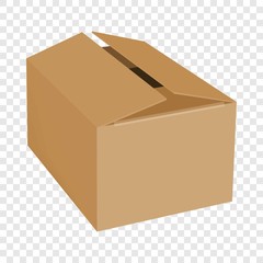 Poster - Empty box mockup, realistic style