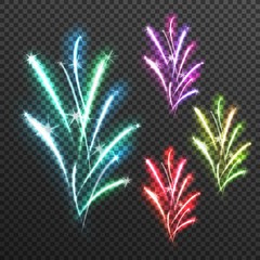 Sticker - Light Effects Fireworks Transparent Composition