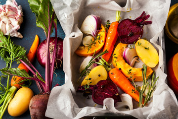 Wall Mural - Oven Roasted vegetables