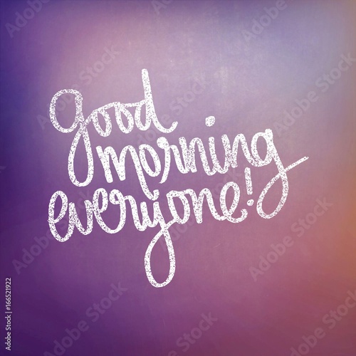 good morning everyone