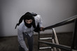 © SP56 - robber in black mask ,robbery concept.