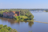 Ruins of granary - Modlin Fortress (Twierdza Modlin), big 19th century fortresses in Poland. It is located in  Nowy Dwor Mazowiecki, district Modlin on Narew river, 50 kilometres north of Warsaw. 
