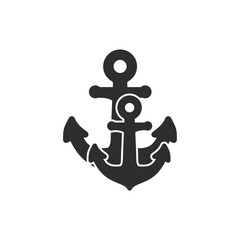 Wall Mural - Anchor vector icon.