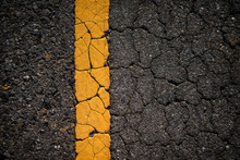 Yellow Line On Road