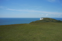 Rural Landscape And Cliffs On Tennyson Down On The Isle Of Wight, Off The South Coast Of The United Kingdom.