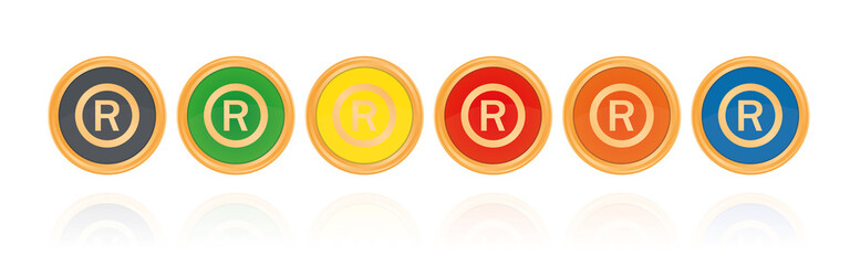 Sticker - Copyright - Bronze Buttons