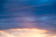 © schankz - Clouds at sunset as background