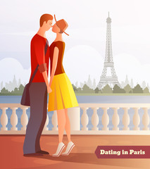 Poster - Dating In Paris Background