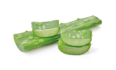 Aloe Vera on white background