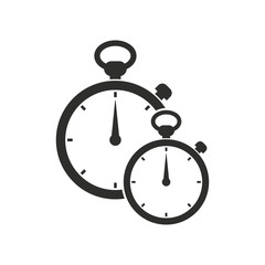 Wall Mural - Stopwatch vector icon.