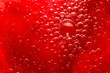 abstract red bubble, oil in water  background