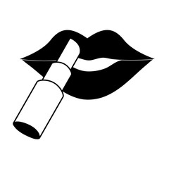 Sticker - female lips icon image