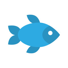 Poster - delicious fish isolated icon vector illustration design