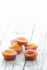 Sweet donuts with icing sugar