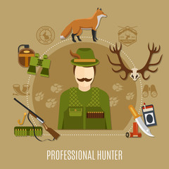 Sticker - Professional Hunter Concept