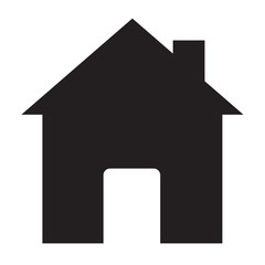 Wall Mural - house sign. house icon on white background. flat style design.
