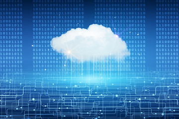 Aufkleber - cloud computing backdrop