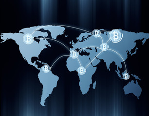 Poster - Global net banking concept