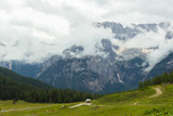 Fototapeta  - View od Dolomites alps in summertime