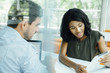 © Inti St. Clair - Business meeting in casual modern office space