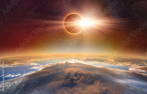 solar-eclipse-quot-elementy-tego-zdjecia-dostarczone-przez-nasa-quot