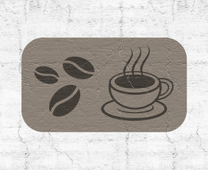 Sticker - coffee symbol