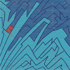 Wall Mural - blue art background