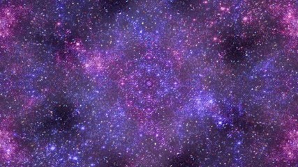 Wall Mural - video background 2315: multidimensional space travel star field kaleido (loop).