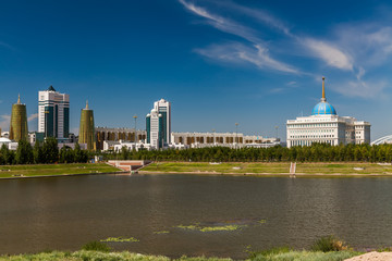 Wall Mural - The Ak Orda Presidential Palace, Kazakhstan, Astana,