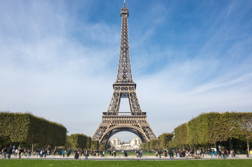 the eiffel tower in paris