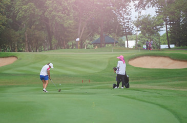 Wall Mural - Golf is a sport that requires professional training.