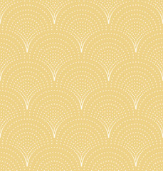 Seamless fish scale background. Seamless wave pattern. Art deco seamless background.