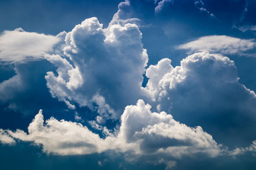 Poster - Cloud. Cumulus cloud.