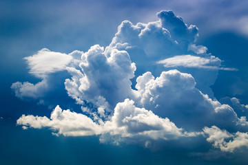Poster - Cloud. Blue cloud.